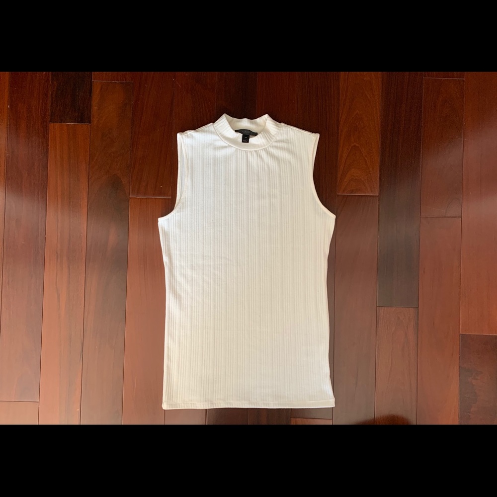 JCrew Sleeveless Mock-neck Top